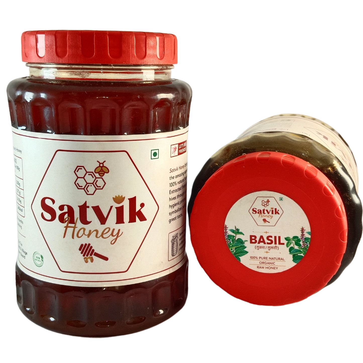 Basil Honey (Tulsi Honey) – 100% Pure Raw Herbal Honey