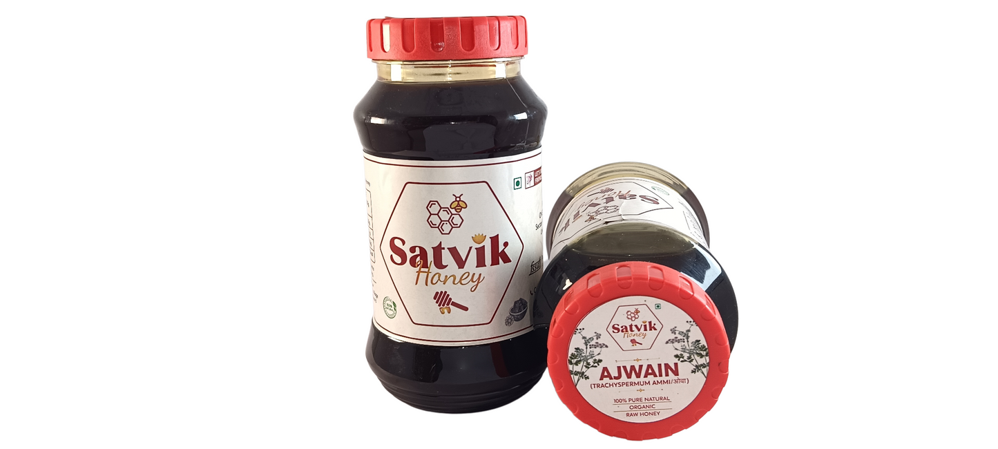 Ajwain Honey (Ajwain Flower Honey) | 100% Pure Raw Natural Honey